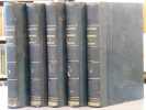 MEMOIRES des SANSON. Sept générations d'exécuteurs 1688-1847. 6 volumes ( Série complète ).. SANSON H.