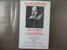 Oeuvres complètes. Tome I.. SHAKESPEARE William