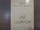 IRAN hommes du vent, gens de terre.. COLLECTIF