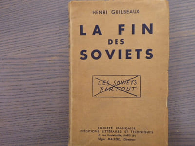 La fin des Soviets.