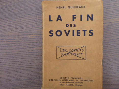 La fin des Soviets.. GUILBEAUX Henri