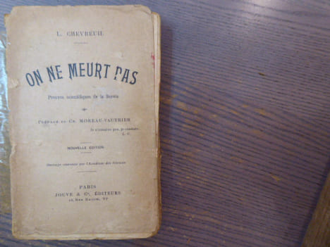 ON NE MEURT PAS. Preuves scientifiques de la survie.. CHEVREUIL L.