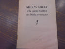 Nicolas SABOLY et la grande tradition des No&euml;ls proven&ccedil;aux.. BRIBOT Louis
