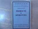 Primauté du Spirituel.. MARITAIN Jacques