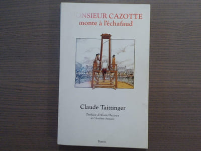 Monsieur CAZOTTE monte à l'échafaud.