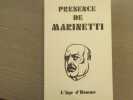 Pr&eacute;sence de MARINETTI.. MARCADE Jean-Claude