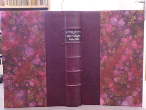 Manuel des Institutions Romaines.. BOUCHE-LECLERCQ Auguste