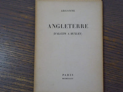 ANGLETERRE. ( D'ALCUIN a HUXLEY ).