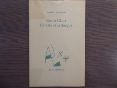 René Char Céreste et la Sorgue.. BOUNOURE Gabriel