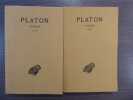 PLATON. Oeuvres complètes. Lexique de la langue philosophique et religieuse de Platon. 2 volumes.. PLATON