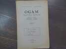 OGAM Tradition Celtique - Histoire - Langue - Arch&eacute;ologie - Religion - Numismatique - Folklore. TOME X.  L'Art religieux de CINNAMUS.. VICHY Et LEZOUX