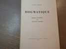 DOGMATIQUE. Index général et textes choisis.. BARTH Karl