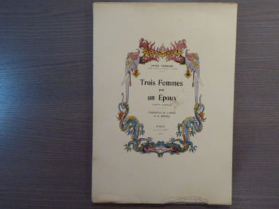 TROIS FEMMES POUR UN ÉPOUX conte Birman. Illustrations en couleurs de A. ROBIDA.