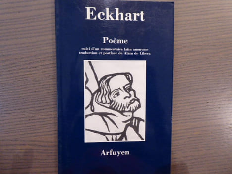 Poème suivi d'un commentaire latin anonyme.. ECKHART