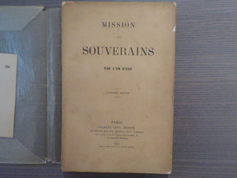 MISSION DES SOUVERAINS. Par l'un d'eux.. SAINT YVES D'ALVEYDRE Alexandre