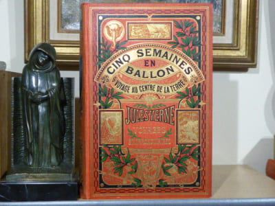 Cinq Semaines en Ballon. - Voyage au Centre de la Terre. ( Voyages Extraordinaires ).