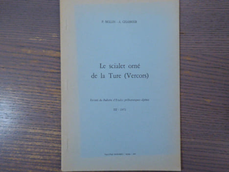 Le Scialet orné de la Ture ( Vercors ). Extrait du Bulletin d'Etudes préhistoriques alpines.. BELLIN P. - CHABRIER A.