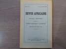 REVUE AFRICAINE - Bulletin trimestriel. Lepcitana Septimiana Altera - Les Populations Rurales Musulmanes du Sahel d'Alger.. REVUE AFRICAINE