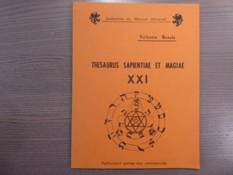 THESAURUS SAPENTIAE ET MAGIAE XXI.. BRESLE Valentin