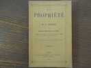 De la Propri&eacute;t&eacute;.. THIERS M. A.