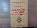 INTERPRETATION DE L'ARBRE.. AQUIN Philippe ( D' )