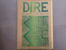 DIRE. Revue Européenne de Poésie fondée en 1962. N° 16, Automne-Hiver 1971.. VODAINE Jean - PRAILLET Arthur