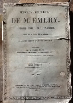 Oeuvres complètes de m. Emery, Supérieur-général de saint-Sulpice, réunies pour la première fois en collection, classées selon l'ordre logique
. ...