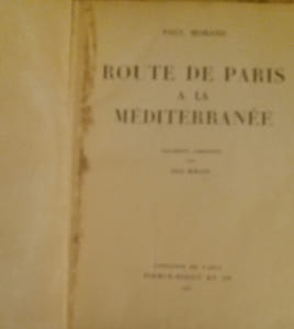 La route paris mediterranee