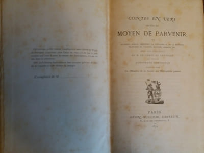CONTES EN VERS IMITES MOYEN 