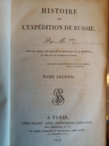 Histoire de l'expédition de Russie

