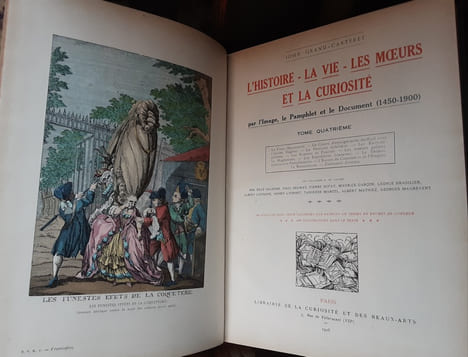 L'HISTOIRE, LA VIE, LES MOEURS ET LA CURIOSITE PAR L'IMAGE, LE PAMPHLET ET LE DOCUMENT (1450-1900).. GRAND-CARTERET JOHN. (1850-1927).