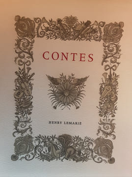 contes illustrations de H.Lemarie. La fontaine illustre par Lemarie