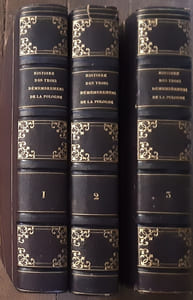 Histoire des trois démembremens de la Pologne, pour faire suite à l'Histoire de l'anarchie de Pologne par Rulhière. Par l'auteur de l'Esprit de l'Histoire et de la Théories des Révolutions.
FERRAND (Antoine Francois Claude, comte)].
Edité par A Paris, Chez Deterville, 1820., 1820
