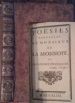 poésies nouvelles de Monsieur de la Monnoye de l'académie française.. MONNOYE de la,