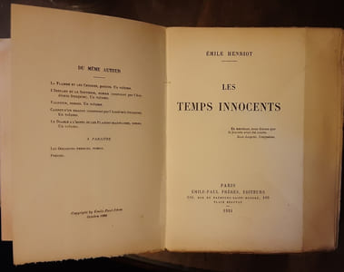 Les temps innocents 