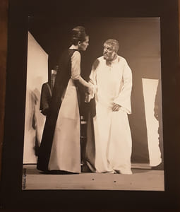 Photographie extrait du roi lear de Gordon Goode. Photographe du théâtre Shakespeare stratford-upon-avon..