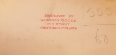 Photographie extrait du roi lear de Gordon Goode. Photographe du théâtre Shakespeare stratford-upon-avon..