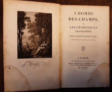 L'Homme des Champs, ou Les Georgiques Francoises.
Delille, Jacques
Edité par Chez Levrault, Schoell, 1805