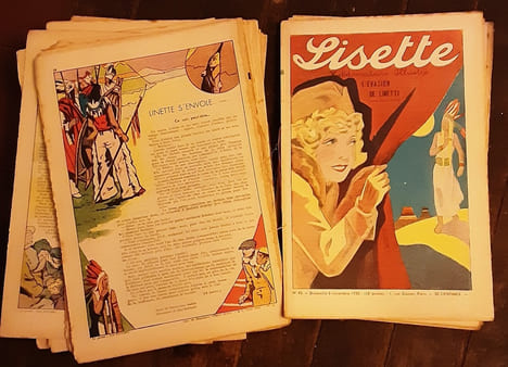 Lisette année 1938. Journal hebdomadaire lisette