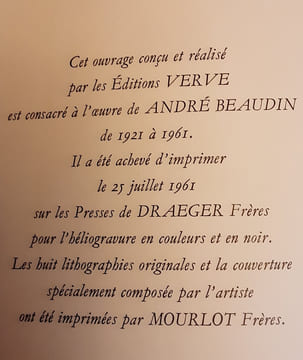 André beaudin. Georges limbour