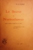 Le secret de nostradamus et de ses célèbres prophéties du XVIeme siècle . Piobb p.v 