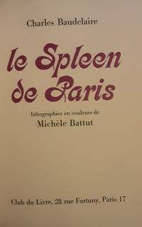 Le spleen de Paris