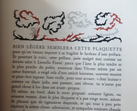 Dediche per Lionello Fiumi.,
PÉZARD ANDRÉ (presentazione di).
Edité par Sommaruga, Verona, 1974