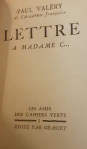 Lettre à madame C...