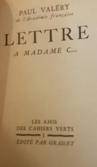 Lettre à madame C...