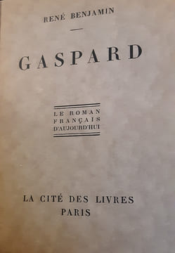 Gaspard. René benjamin