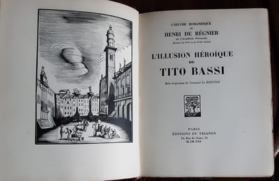 L'illusion héroïque de Tito Bassi. Illustrations de Constant Le Breton.REGNIER, Henri de


