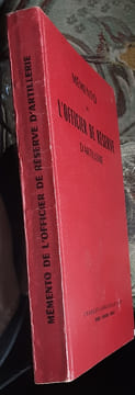 Memento de l’officier de reserve d’artillerie . Collectif