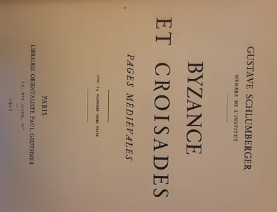 Byzance et croisades 