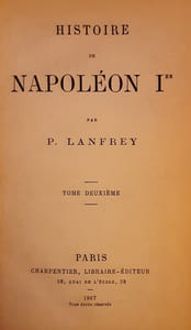 Histoire de napoleon Ier